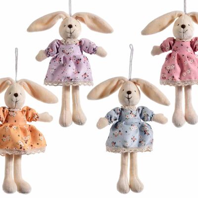 Coniglietti portadolci gambelunghe in peluche da appendere