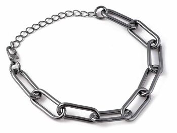 Bracelets chaîne en tube de verre et présentoir design 14zero3