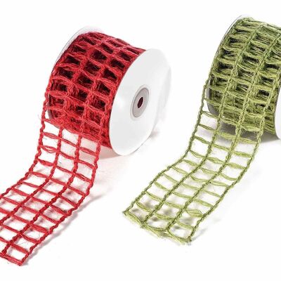 Colored mesh ribbons with moldable edge