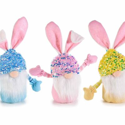 Gnomi coniglietti portadolci con cappellini in paillettes e orecchie lunghe