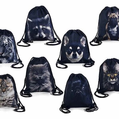 Duffle backpacks, animal prints and 14zero3 zipper closure