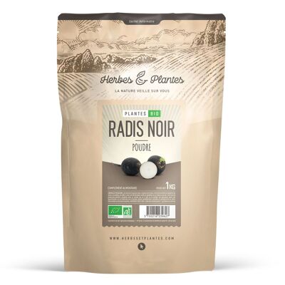 Organic black radish - Powder - 1 kg