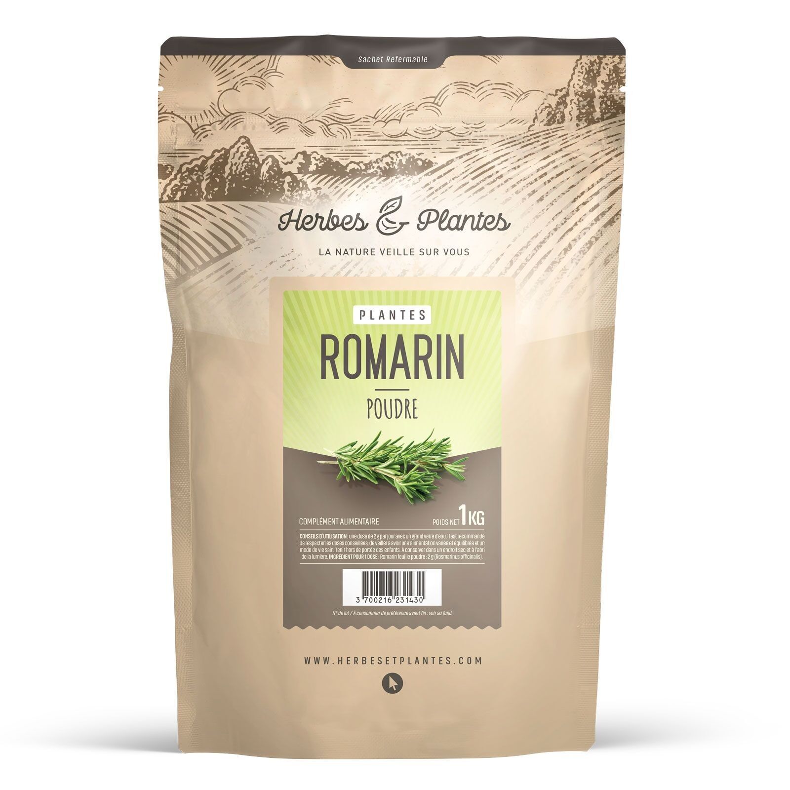 Rosmarino - Polvere - 1 kg