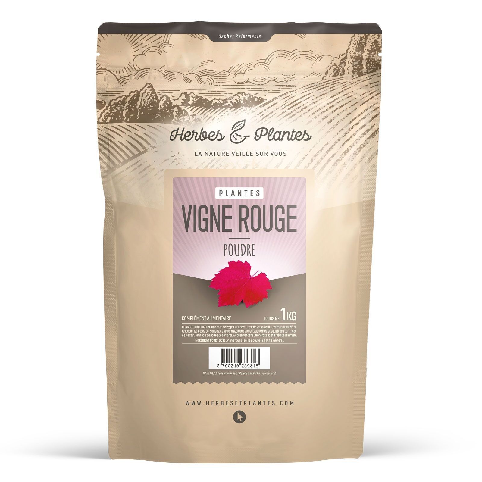 Red Vine - Powder - 1 kg