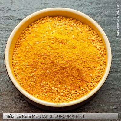 MOUTARDE CURCUMA MIEL - mélange épice, herbe et aromate - éco recharge