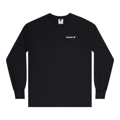 Text - Long Sleeve - white on black