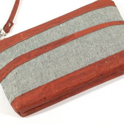 Bolso mini vino gris