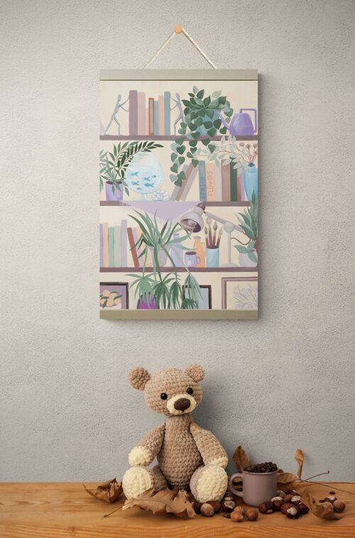 Bookcase for My Favorite Things 12”x17” - Canvas Prints Wall Art Decor