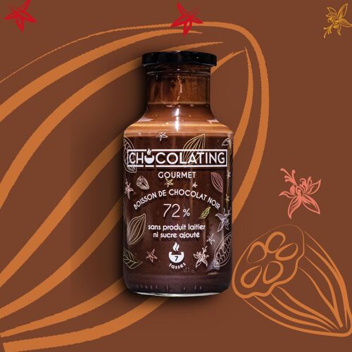 Chocolating Gourmet - Bouteille 270g - 72 Nature