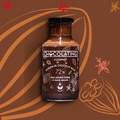 Gourmet al Cioccolato - Bottiglia da 270g - 72 Naturale