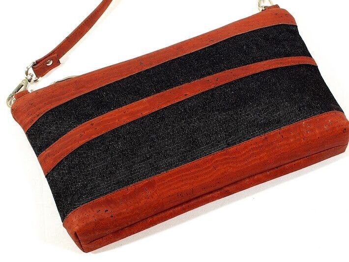 Mini borsa per vino nera