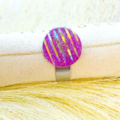 Anillo Glam Chic - "Lucy" - Varios colores