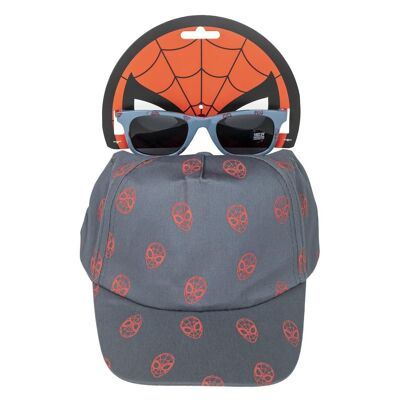 ENSEMBLE CASQUETTE LUNETTES DE SOLEIL 2 PIÈCES SPIDERMAN - 2200009883