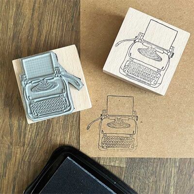 Machine à écrire de timbre
