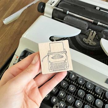 Machine à écrire de timbre 2