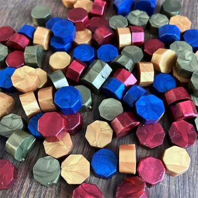 Wax Beads Vintage Letters