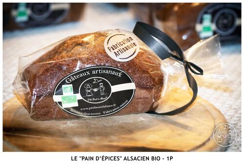 Le "Pain d'Epices" Alsacien BIO - 1p (Sachet)