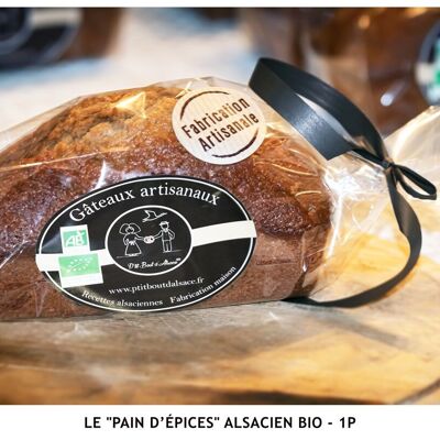 “Pan de jengibre” alsaciano orgánico - 1p (Bolsa)