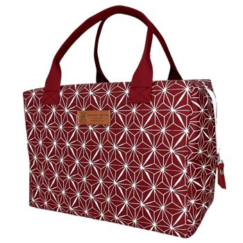 Sac isotherme Ice cube M, "Lucas" bordeaux 2