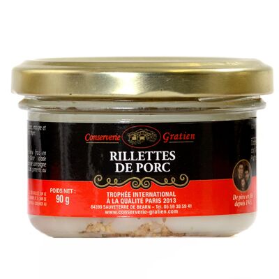 Pork rillettes, GRATIEN canner, 90g jar