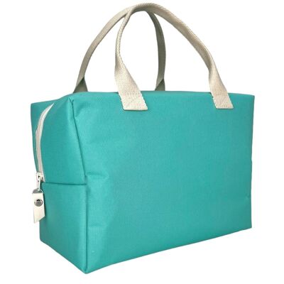 Ice cube insulated bag, “Brooklyn” sea green