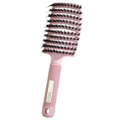 Anti-tangle hairbrush baby pink