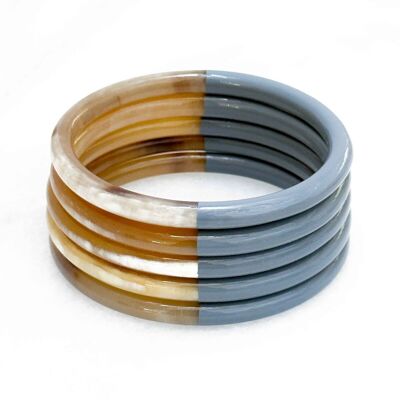 Colorful real horn bracelet - Color 2166