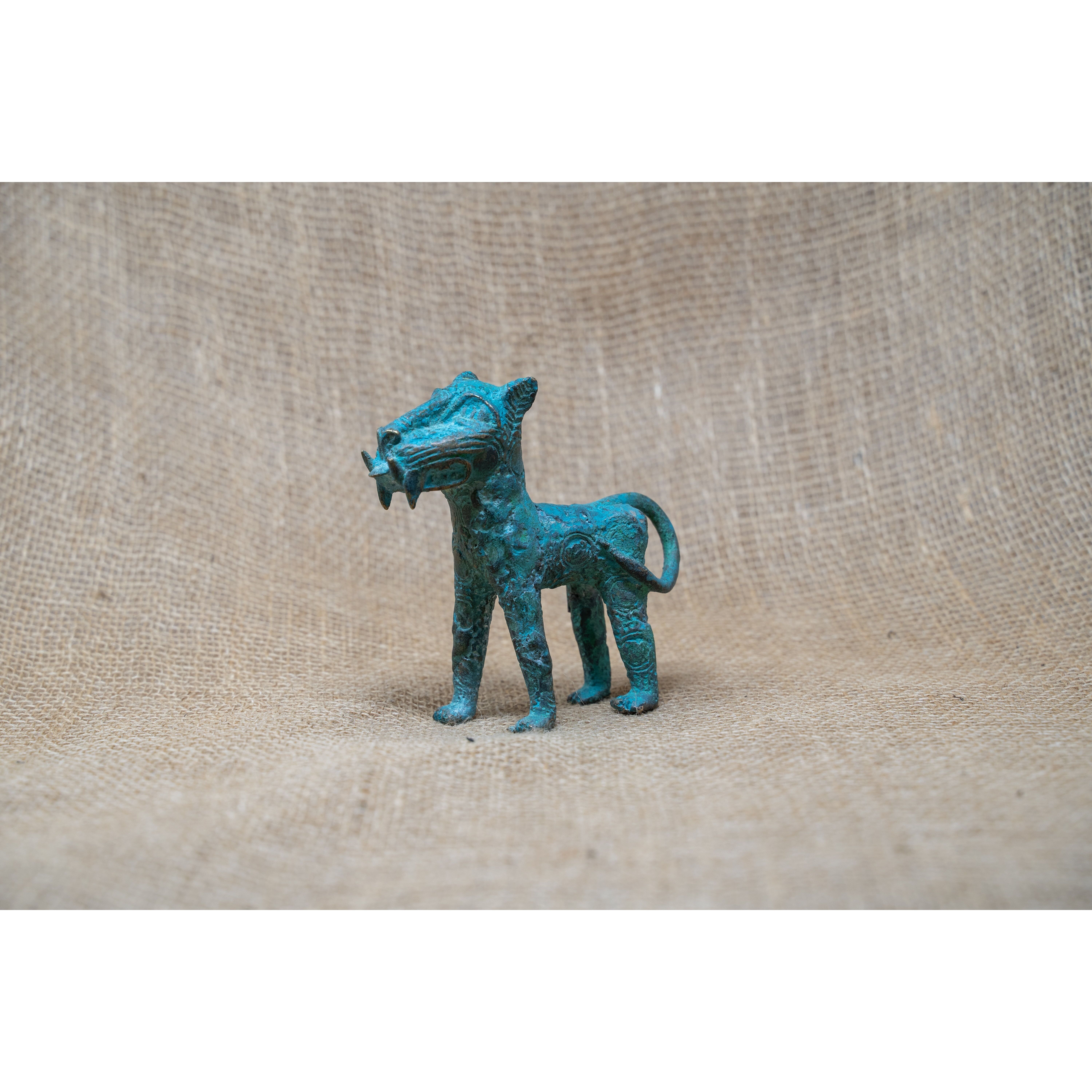 Sculpture Léopard du Bénin - Bronze 56.18