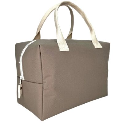 Ice cube insulated bag, "Brooklyn" beige