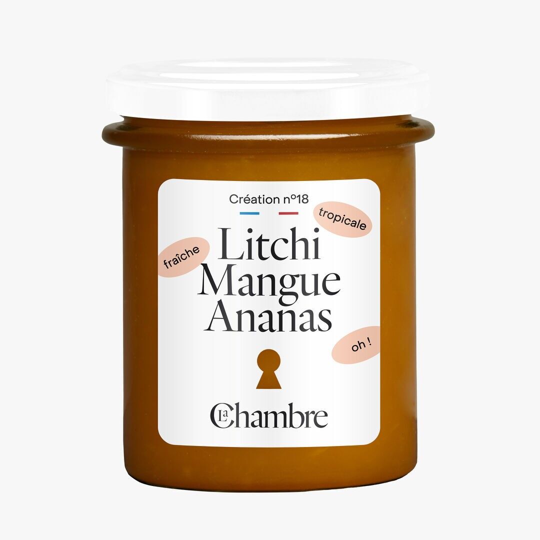 Marmellata di ananas e litchi mango - 200G