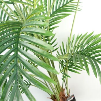 Palmier Areca artificiel de 150 cm en pot noir 4