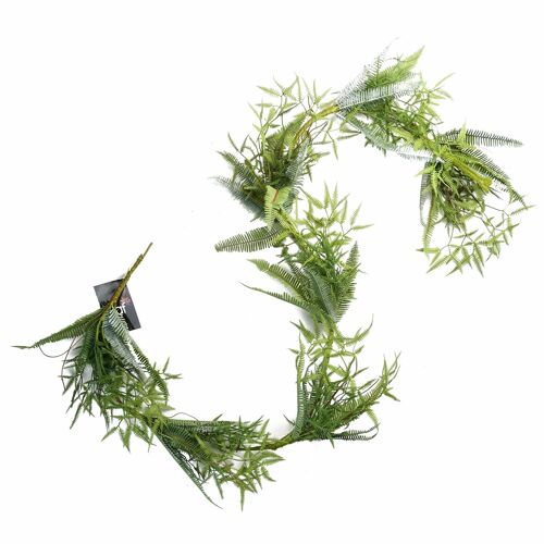 180cm Artificial Trailing Hanging Fern Garland Plant Realistic