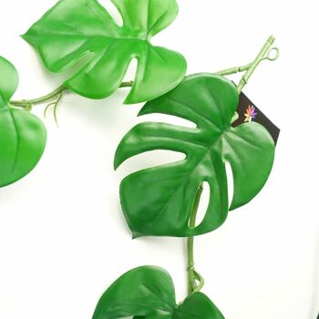 Plante Monstera suspendue artificielle de 180 cm, réaliste 2