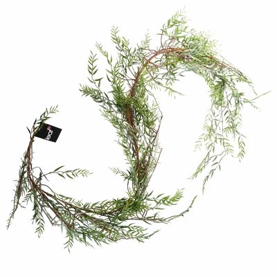 200cm künstliche Girlande hängende Weidenpflanze realistisch