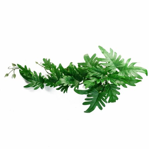 50cm Artificial Trailing Philodendron Large Leaf Plant Realistic