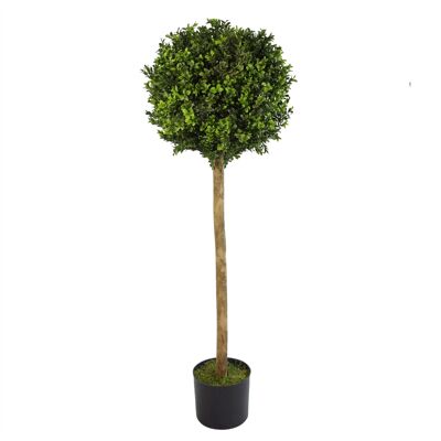 Buis artificiel Buxus topiaire tronc de 120 cm