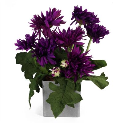 Pianta artificiale della margherita fiori pianta viola