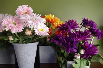 Plante de marguerite artificielle, fleurs, plante jaune 5