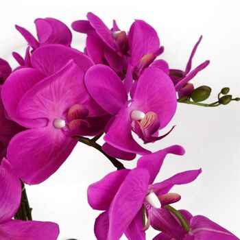 Orchidée Artificielle Deluxe XL Rose Foncé 2