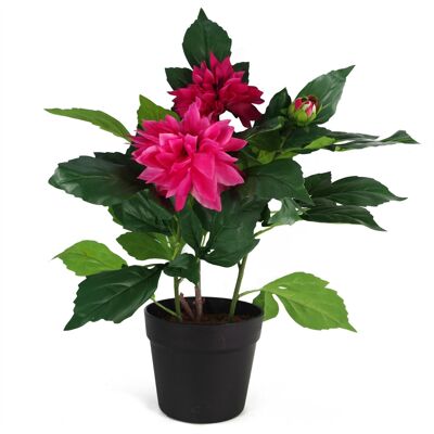 Planta De Flores Artificiales Dhalia Planta Rosa