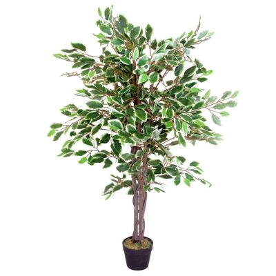 Plante artificielle de ficus, plantes panachées de 130 cm