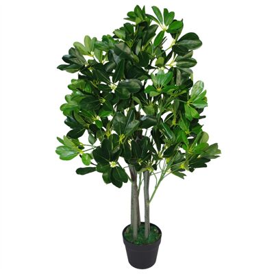 Künstliche Ficus-Baumpflanze, 95 cm, Arboricola, realistische Zimmerpflanzen