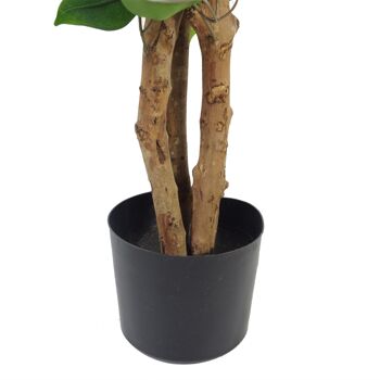 Ficus artificiel, plante touffue, 90cm, feuille de plantes 3