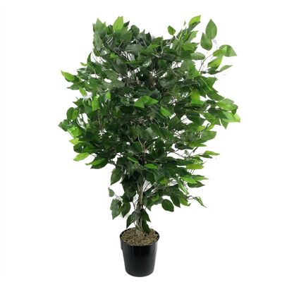 Plante artificielle d'arbre de Ficus, buisson de Ficus vert, plantes de 90cm