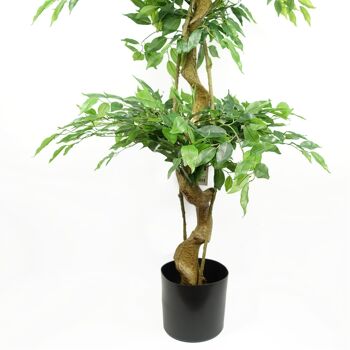 Ficus artificiel à triple boule, 6 pieds 3