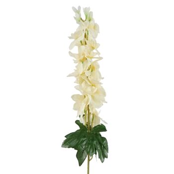 Fleurs artificielles Delphinium crème tige 75cm 1