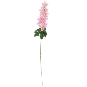 Fleurs artificielles Delphinium rose tige 75cm 2