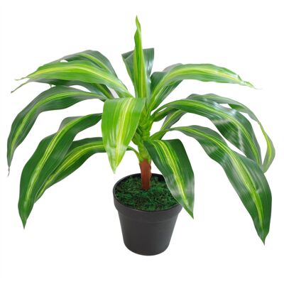 Planta de follaje artificial Maceta Hojas abigarradas Plantas de 40 cm