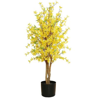 Arbre Forsythia artificiel, feuille de 60 cm