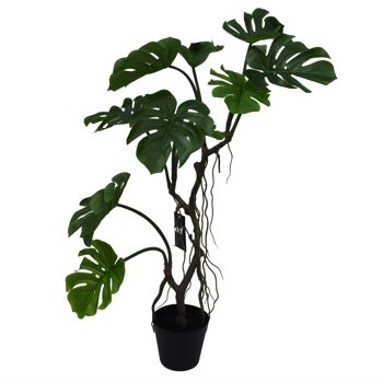 Plante Monstera artificielle Plante à fromage torsadée 90 cm Royaume-Uni 2